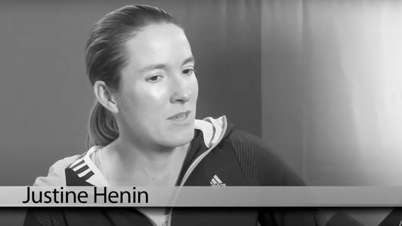 Intervention de Justine HENIN pour Open Australie ©Australia Open tV