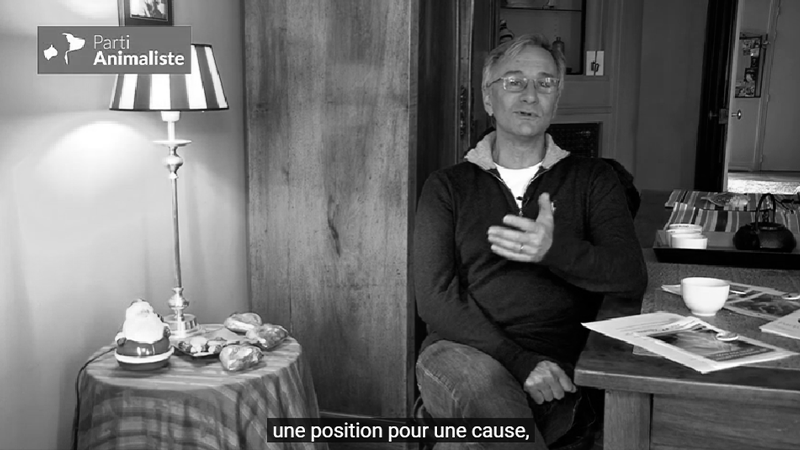 Intervetnion de Laurent PETITGUILLAUME pour Parti animaliste ©partianimaliste