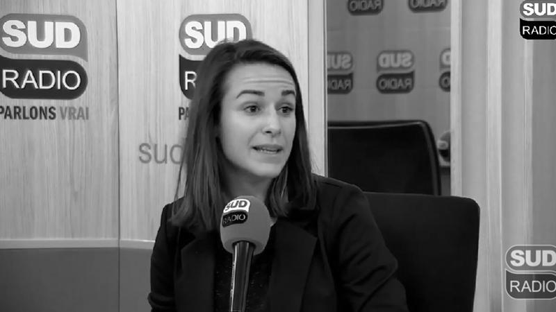 Intervention de Mélissa PLAZA pour SudRadio ©SudRadio