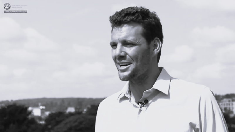 Intervention de Paul-Henri MATHIEU pour Roland Garros 2022 ©Roland Garros