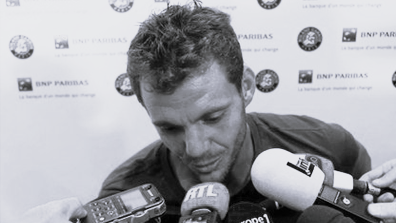 Intervention de Paul-Henri MATHIEU pour Roland Garros 2016 ©Roland Garros