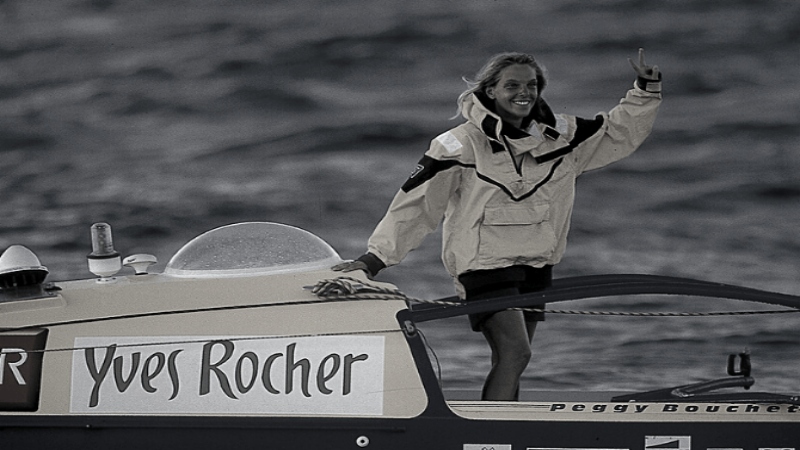 Peggy BOUCHET traversée de l'Atlantique en 2000 ©Peggy BOUCHET