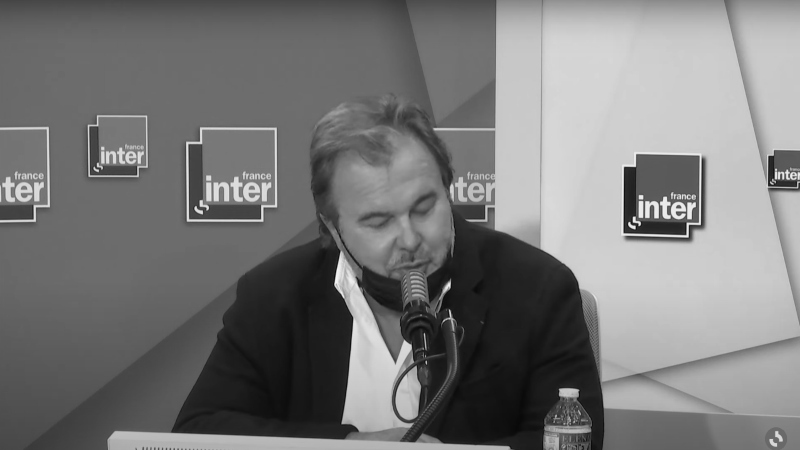 Intervention de Pierre HERMÉ pour France Inter ©FranceInter