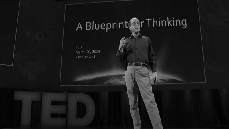 Intervention de Raymond KURZWEIL pour TED ©TED