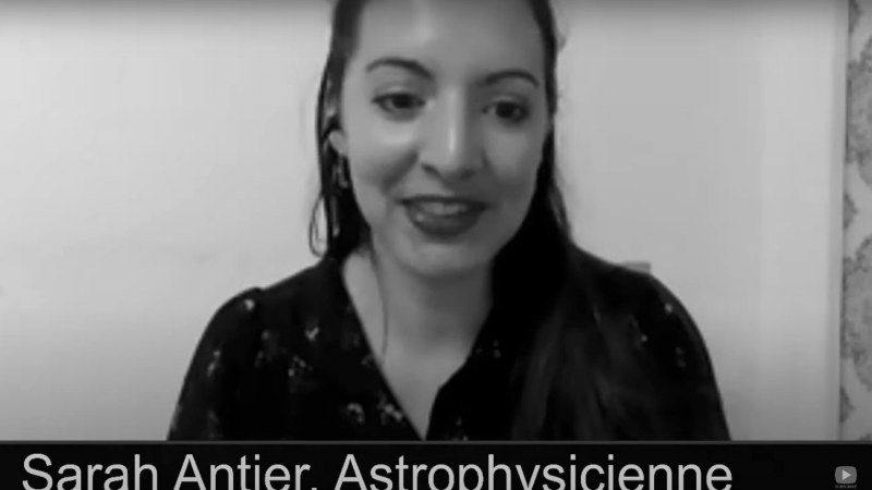 Intervention de Sarah ANTIER pour La Fédération des astronomes amateurs du Québec ©La Fédération des astronomes amateurs du Québec