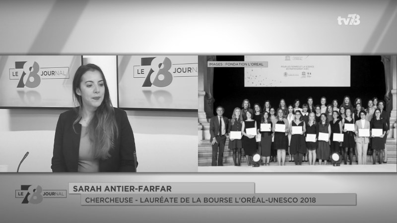 Intervention de Sarah ANTIER pour TV78 ©TV78