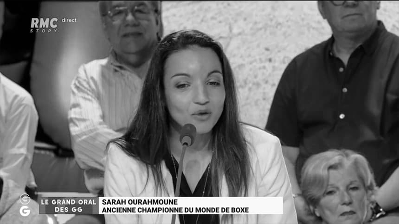 Intervention de Sarah OURAHMOUNE pour RMC ©RMC