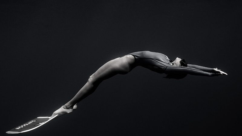 Shooting d'Alice Modolo en plongée sous-marine, ©Alice Modolo