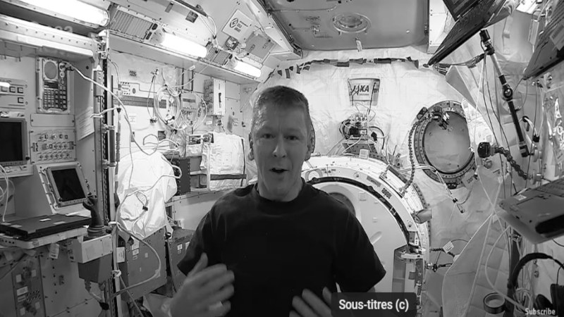 Intervention de Tim PEAKE pour European Space Agency ©European Space Agency