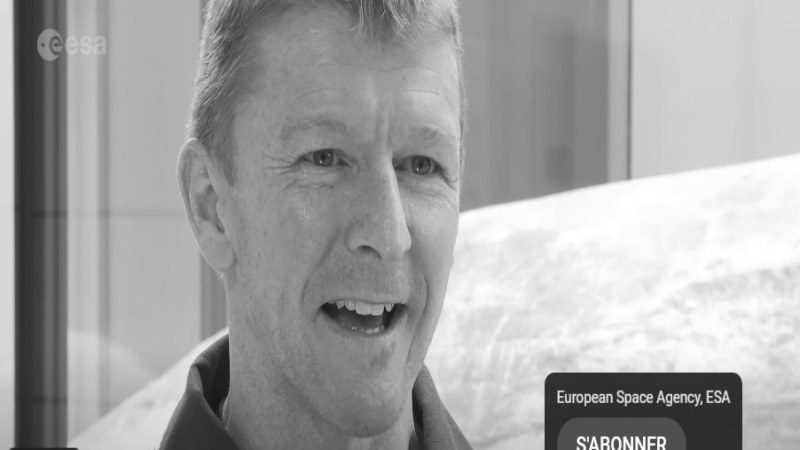 Intervention de Tim PEAKE pour ESA ©ESA