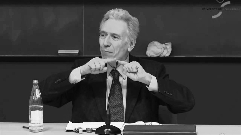 Intervention de Henri PEÑA-RUIZ pour l'Université de Strasbourg ©l'Université de Strasbourg