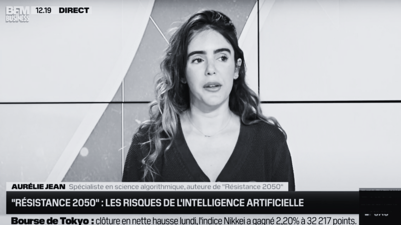 Intervention de Aurelie JEAN sur les risques de l’IA ©BFM Business