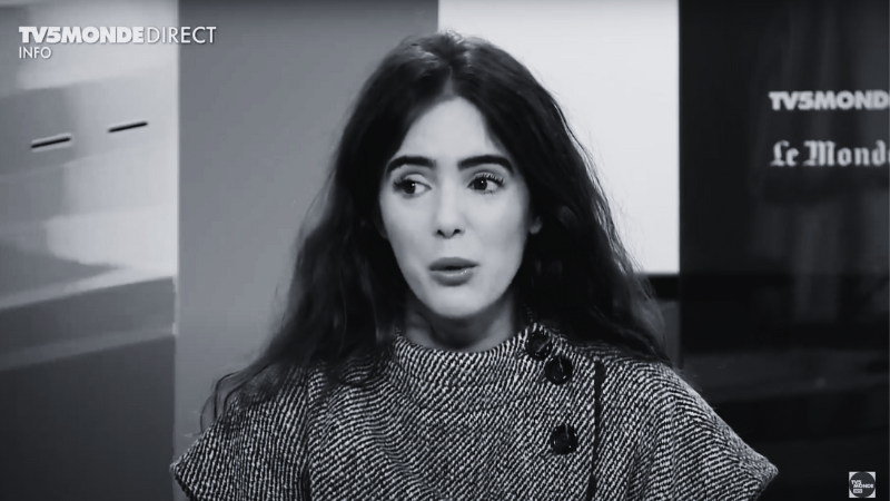 Intervntion de Aurelie JEAN sur le plateau TV5MONDE ©TV5MONDE Info