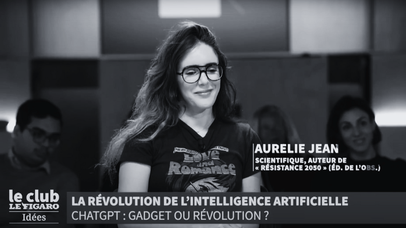Participation de Aurélie JEAN sur la révolution de l’IA ©Le Figaro