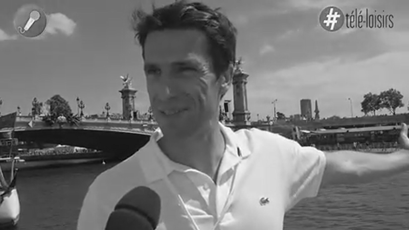 Intervention de Tony ESTANGUET pour Télé Loisirs ©Télé Loisirs