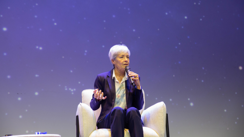 Intervention de Claudie HAIGNERE pour Indeed ©Simone & Nelson