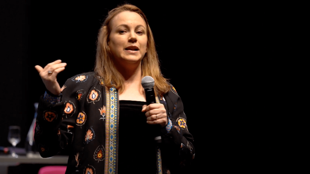 Intervention d'Axelle LEMAIRE lors d'une conférence pour la MAIF ©MAIF