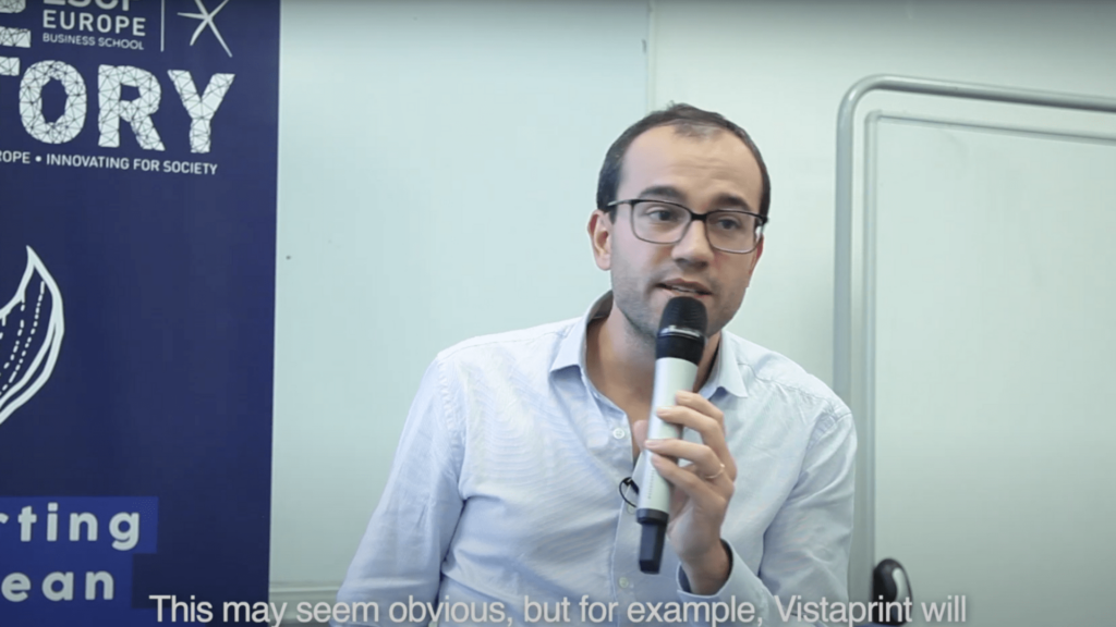 Masterclass de Alexandre BONETTI pour ©Blue Factory ESCP