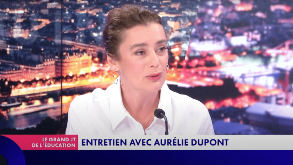 Intervention de Aurélie DUPONT pour Le Grand JT ©SQOOL TV
