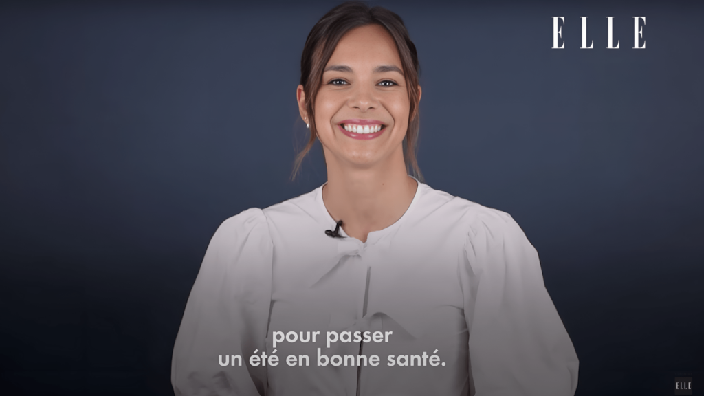 Intervention de Marine LORPHELIN sur ses conseils santé ©ELLE