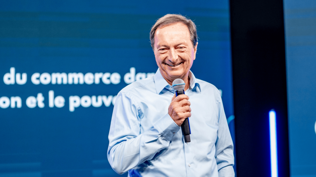 Intervention de Michel-Édouard LECLERC pour une conférence ©Natacha Gonzales