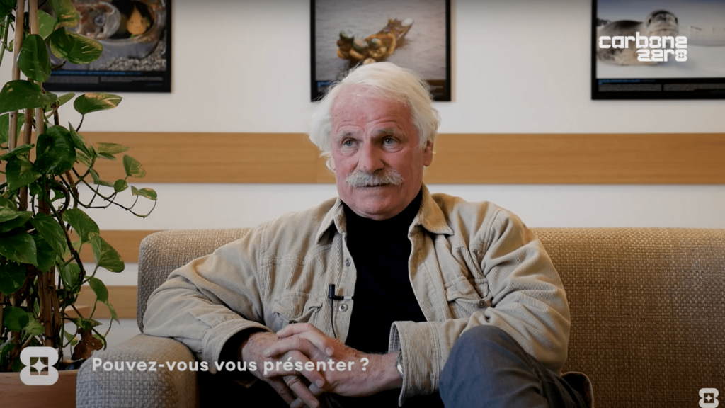 Intervention de Yann ARTHUS-BERTRAND pour parler de sa réflexion du monde actuel ©Carbone Zéro