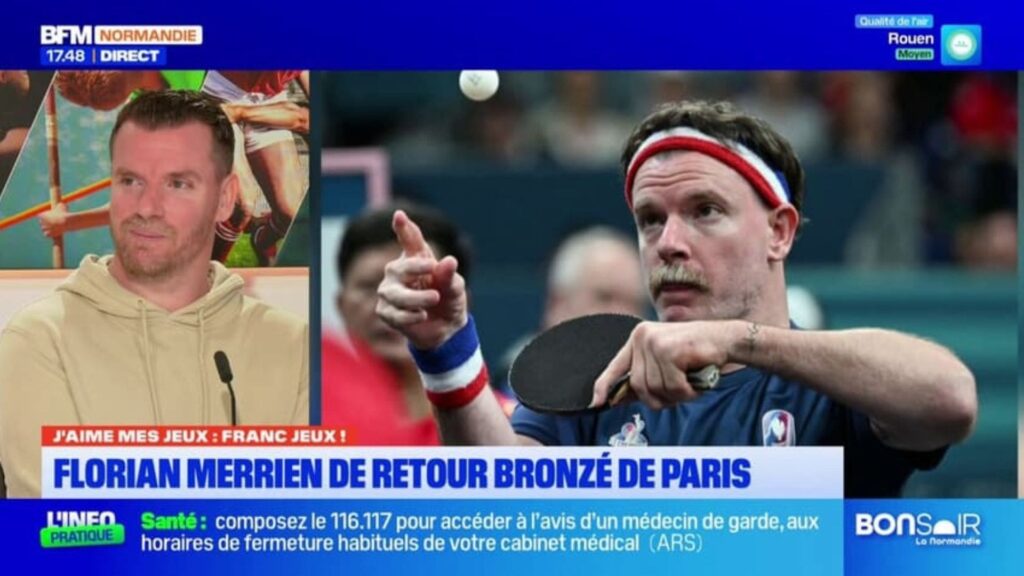 Participation de Florian MERRIEN à une émission télé ©BFM TV