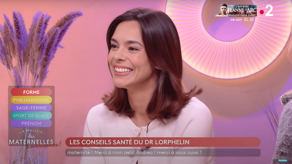 Participation de Marine LORPHELIN sur France Télévision ©La Maison des Maternelles