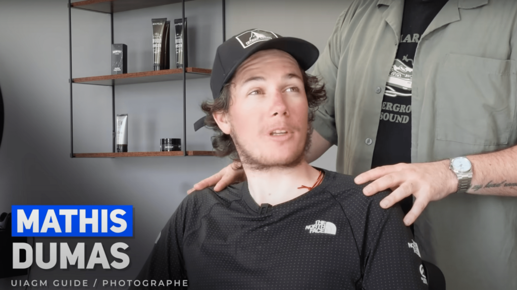 Participation de Mathis DUMAS pour une interview sur l'Everest ©Hairtist Paris