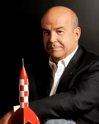 Patrick Baudry portrait en noir et blanc