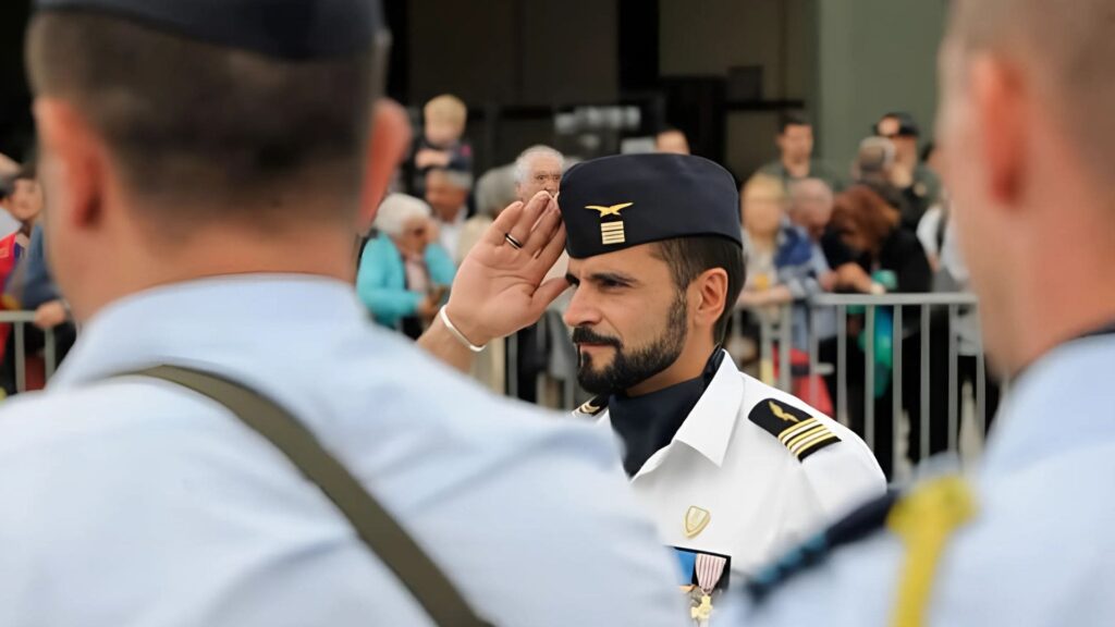 Raphaël NAL lors d'une cérémonie ©Armée de l'air