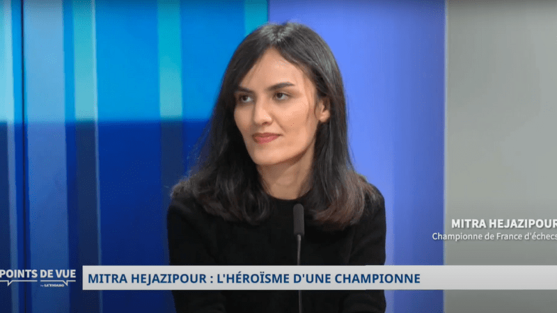 Participation de Mitra HEJAZIPOUR à un plateau TV