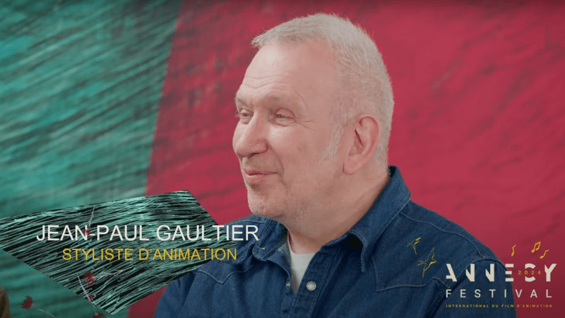 Participation de Jean-Paul GAULTIER à une interview