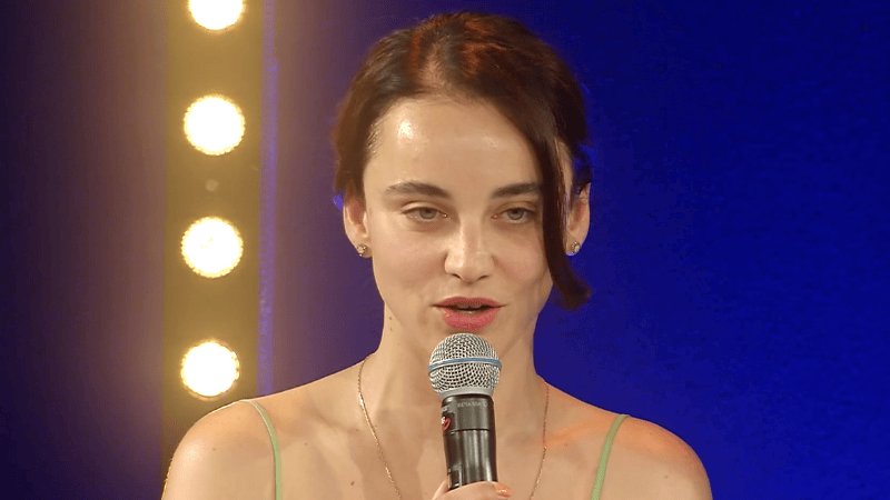 Prise de parole d'Anastasia MIKOVA